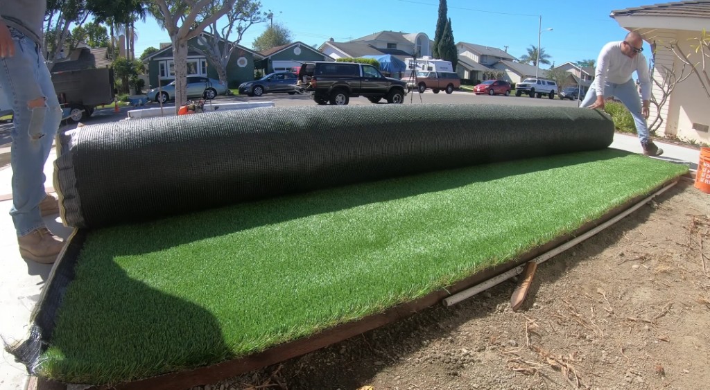 Professional sports turf installation in Bloomington, IN